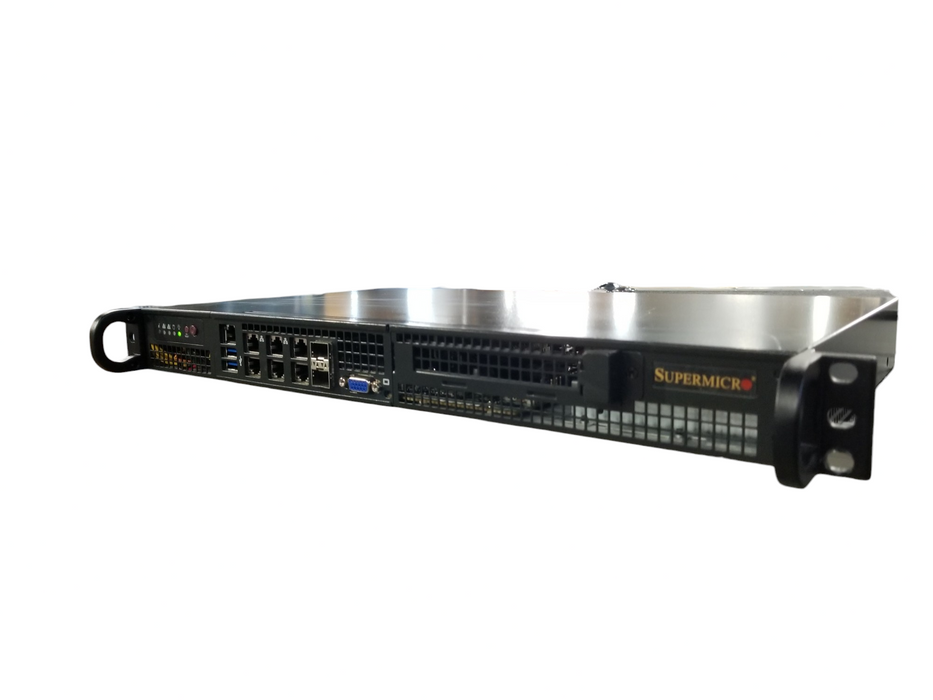 Supermicro 1U Server 505-2 X10SDV-TP8F Intel Xeon D-1518 | 32GB DDR4 No HDD