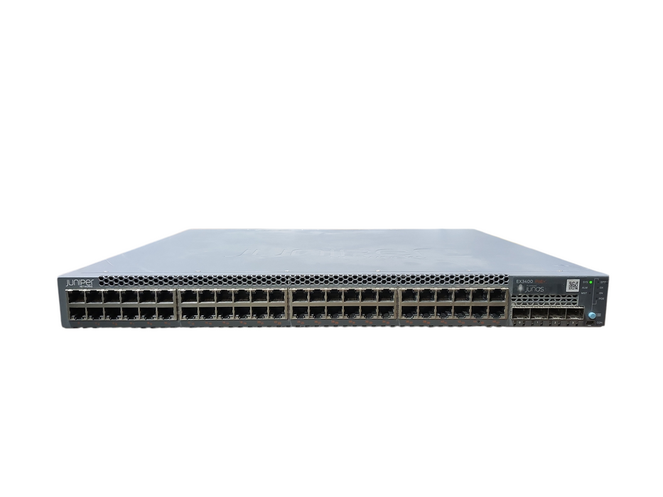 Juniper EX3400-48P 48 Port PoE+ Gigabit Ethernet Switch, READ