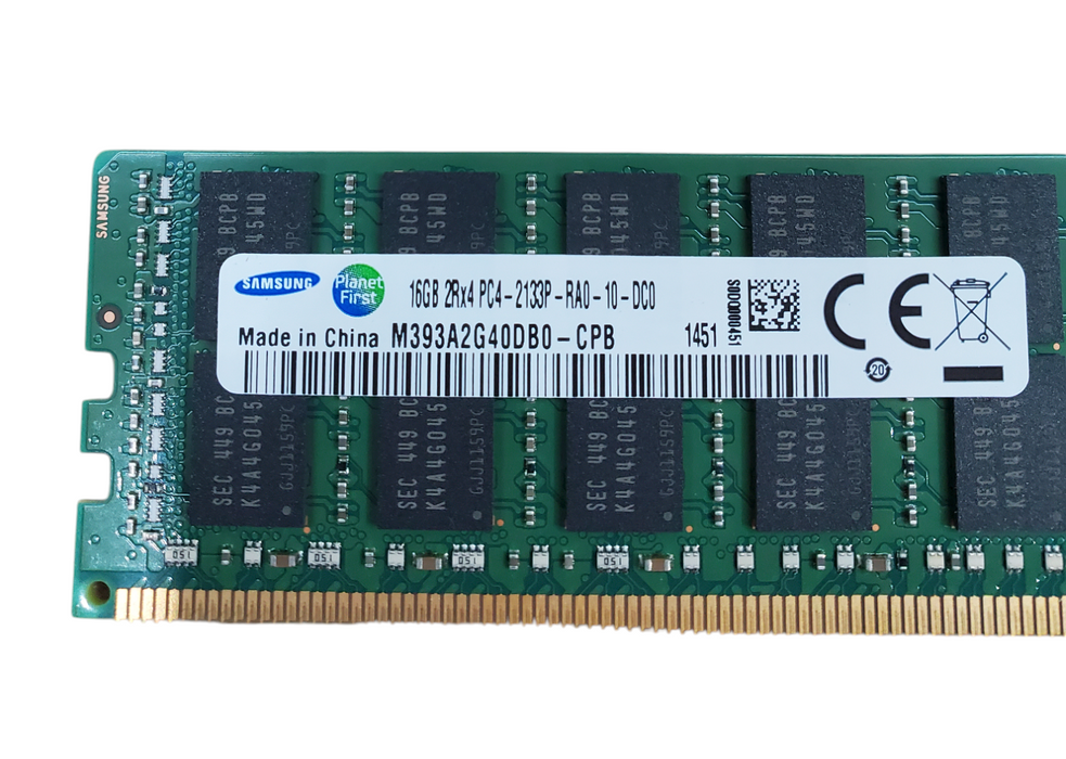 Samsung 16GB 2Rx4 PC4-2133P-RA0 DDR4 Server RAM | M393A2G40DB0-CPB