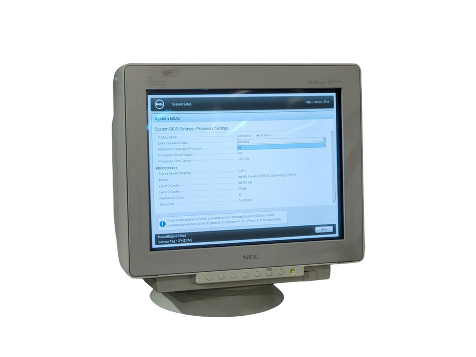 NEC MultiSync FE771SB SuperBright Diamondtron 16" CRT (READ)