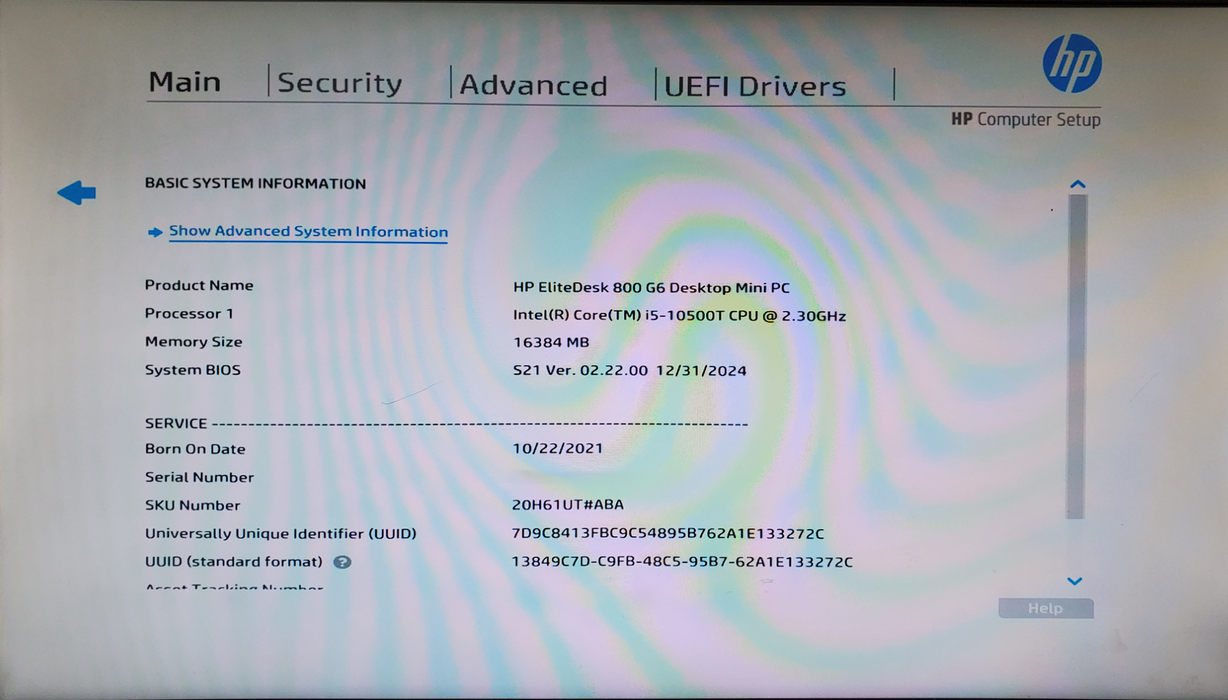 HP EliteDesk 800 G6 Mini PC | Intel Core i5-10500T, 16GB DDR4, 256GB NVMe + PWR