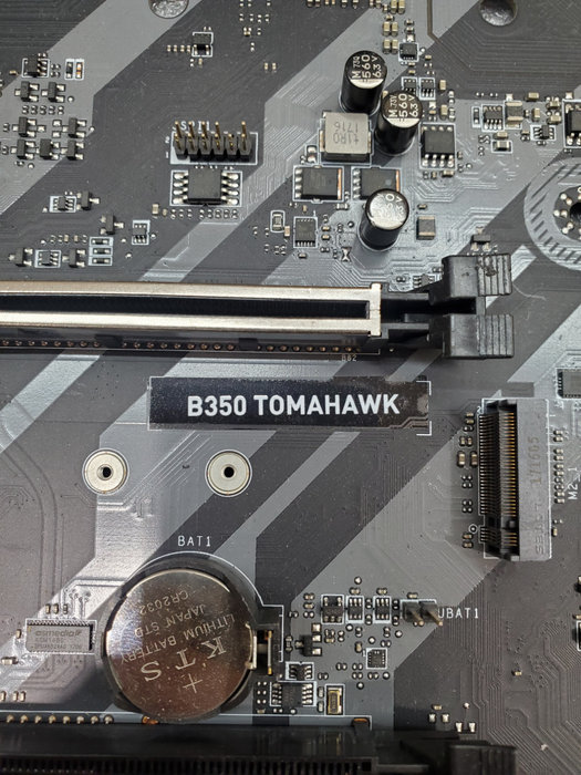 MSI B350 Tomahawk AM4 Motherboard - No CPU / RAM / I/OSHIELD *READ*