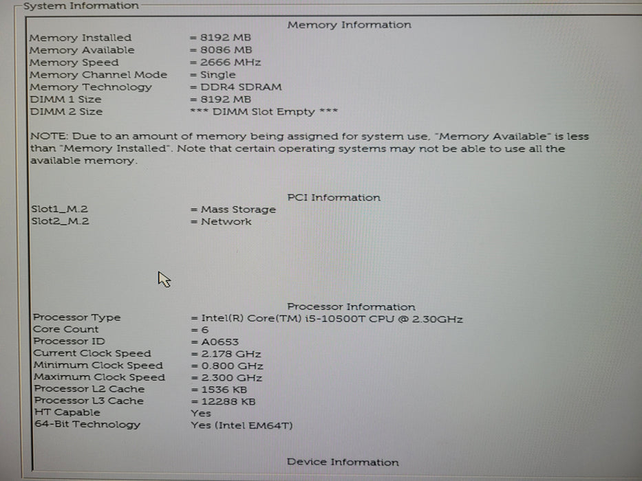 Dell OptiPlex 3080 Micro | Intel Core i5-10500T, 8GB DDR4, 256GB NVMe