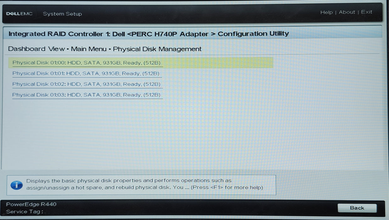 Dell PE R440 1U 8x 2.5", 2x Xeon Silver 4215, 32GB DDR4, PERC H730P, 4x1TB SAS