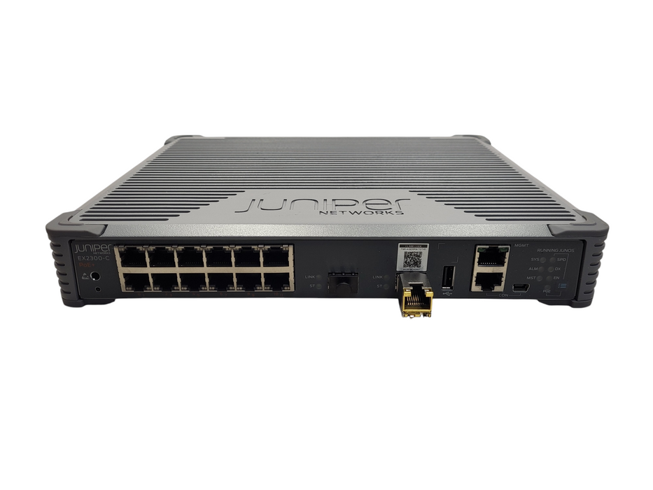 Juniper EX2300 12-Port Gigabit PoE+ Managed Network Switch P/N: EX2300-C-12P