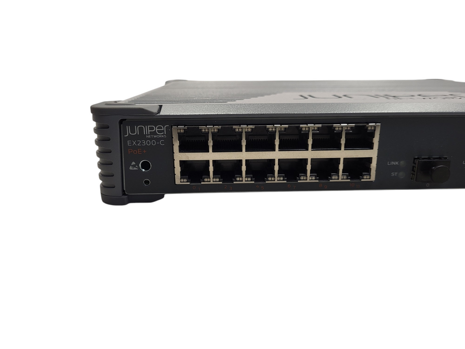 Juniper EX2300 12-Port Gigabit PoE+ Managed Network Switch P/N: EX2300-C-12P