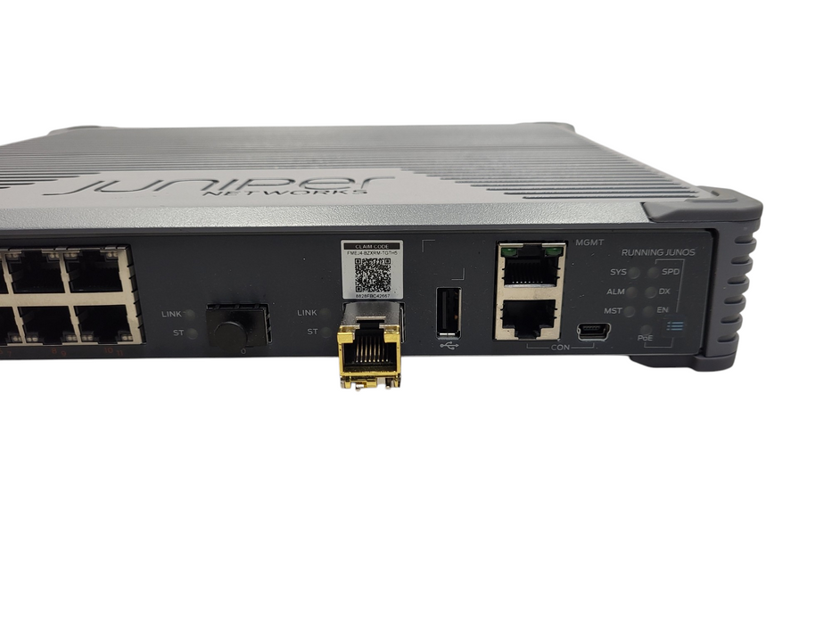 Juniper EX2300 12-Port Gigabit PoE+ Managed Network Switch P/N: EX2300-C-12P