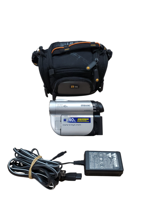 Sony DCR-DVD610 DVD Camcorder w/ Battery and Adapter