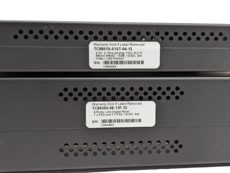 Party-Line Digital Telephone Line Mixer Model TC8930 Please READ  -