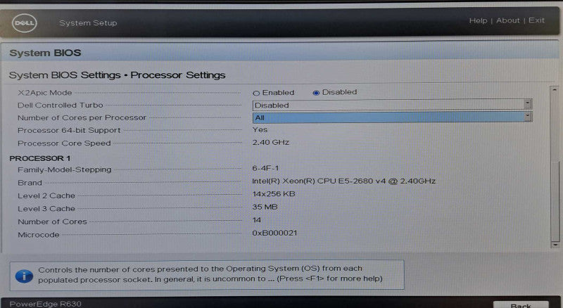 Dell R630 1U 8x 2.5\\"| Xeon E5-2680 v4 @ 2.4GHz 14C, 32GB DDR4, H330 Mini RAID
