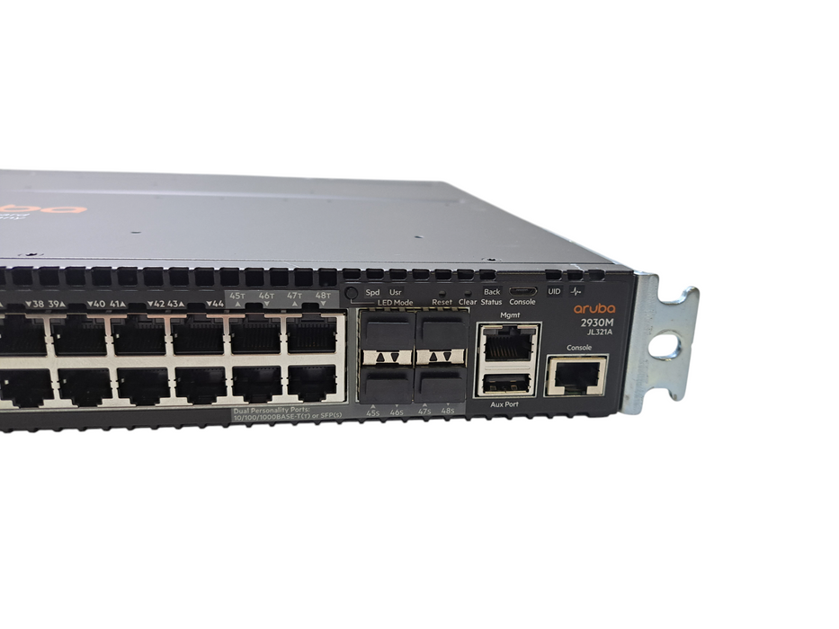 HP Aruba JL321A 2930M 48-Port Gigabit Switch w/ JL083A 4x 10G SFP+ Module