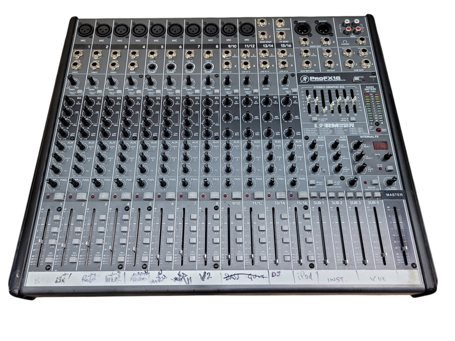 Mackie ProFX16v3 16-channel Mixer with USB and Effects