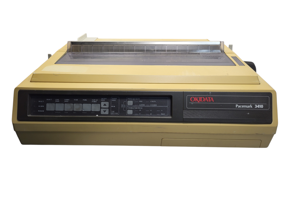 OKI Pacemark 3410 Dot Matrix Printer GE8285A No AC