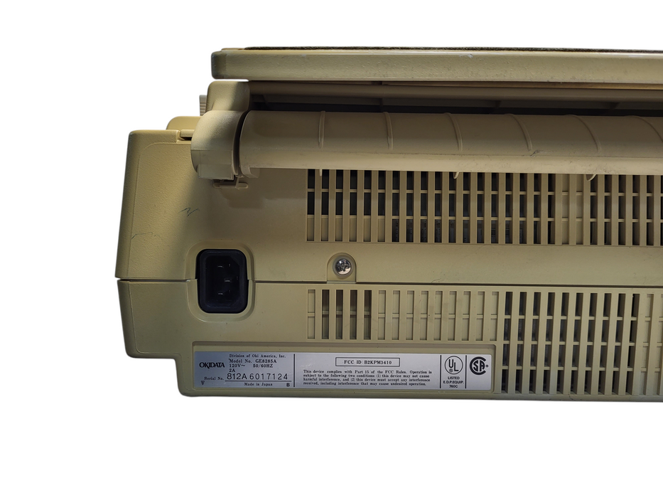 OKI Pacemark 3410 Dot Matrix Printer GE8285A No AC