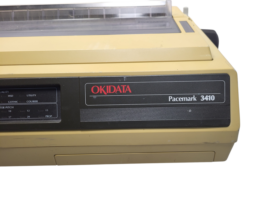 OKI Pacemark 3410 Dot Matrix Printer GE8285A No AC