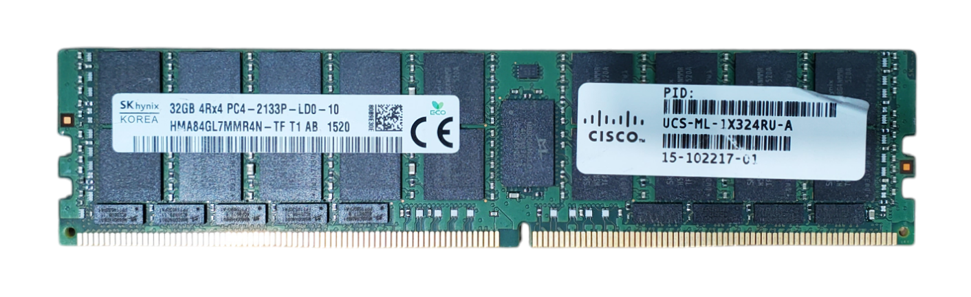 SK Hynix 32GB 4Rx4 PC4-2133P-LD0 | DDR4 Server Memory HMA84GL7MMR4N-TF