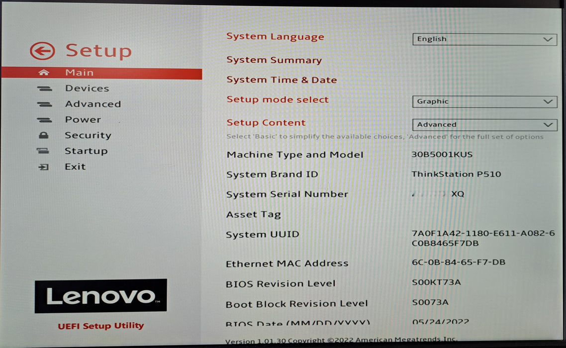 Lenovo ThinkStation P510 | Xeon E5-1620 v4, 16GB DDR4, Quadro P620, No HDD