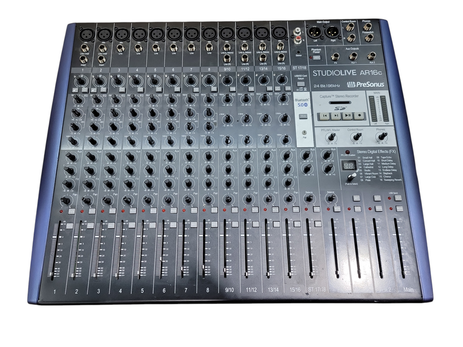 PreSonus StudioLive AR16c 16 Channel Audio Interface Mixer