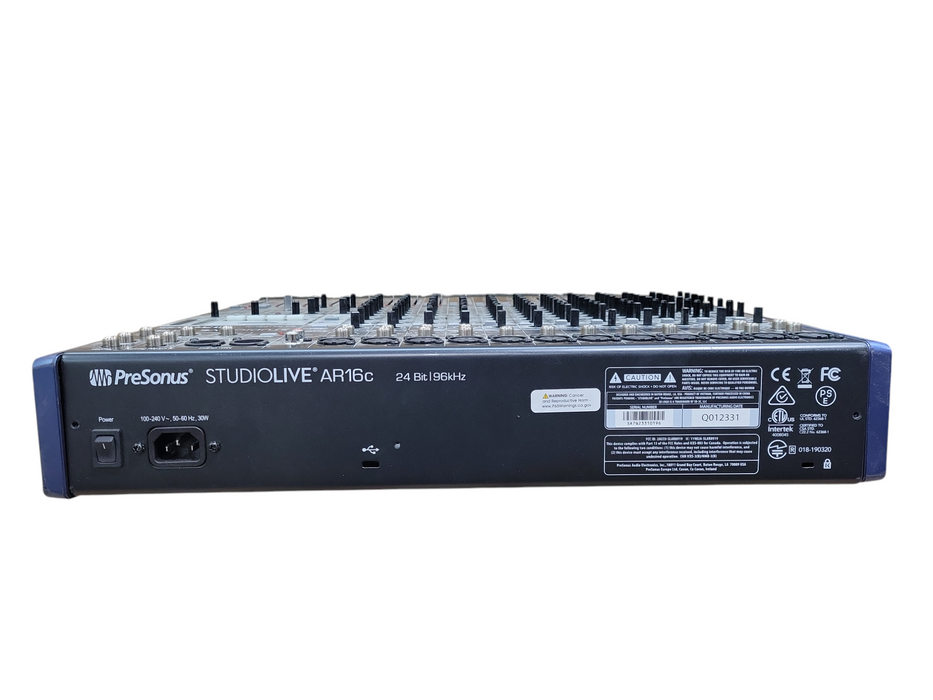 PreSonus StudioLive AR16c 16 Channel Audio Interface Mixer