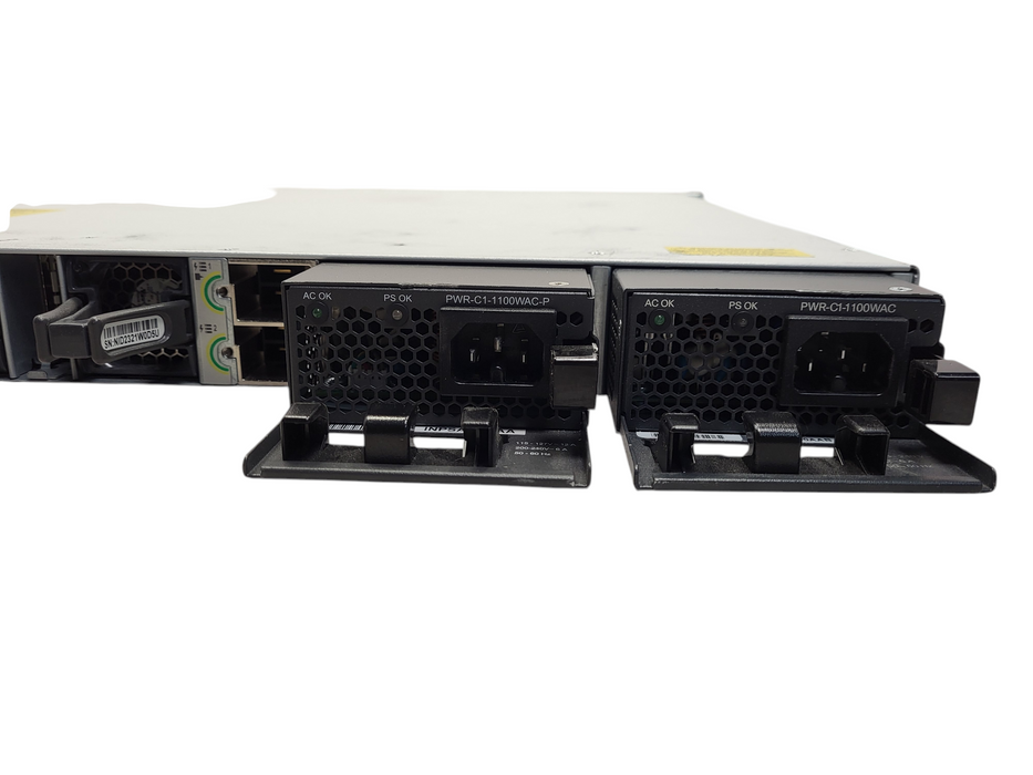 Cisco C9300-48P-E V02 | 48-Port Gigabit PoE+ Switch w/ 2x PWR-C1-1100W AC
