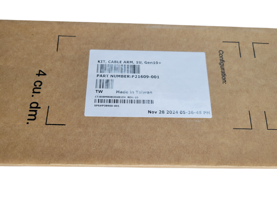 HPE Gen10 Plus/Plus V2/Gen11 1U CMA Cable Management Arm G10 Plus/G11