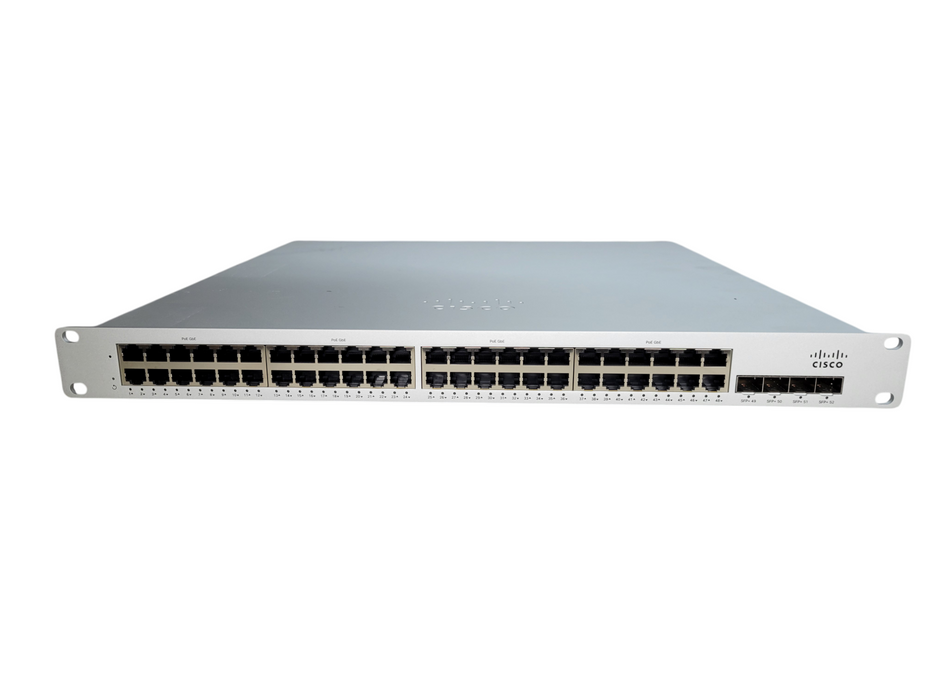 Cisco Meraki MS250-48FP-HW 48 Port Gigabit Switch 4xSFP+ PoE+1025W PSU Unclaimed