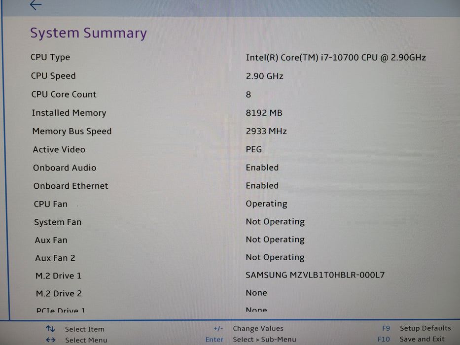 Lenovo ThinkStation P340 Intel Core i7-10700 8GB RAM 1TB NVMe P1000 GPU