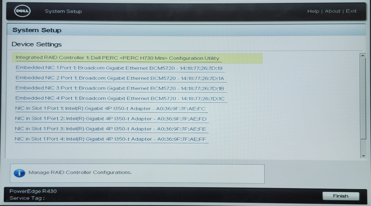 Dell PE R430 1U 8x 2.5", 2x Xeon E5-2620 v3 16GB DDR4 H730 Mini - No HDD