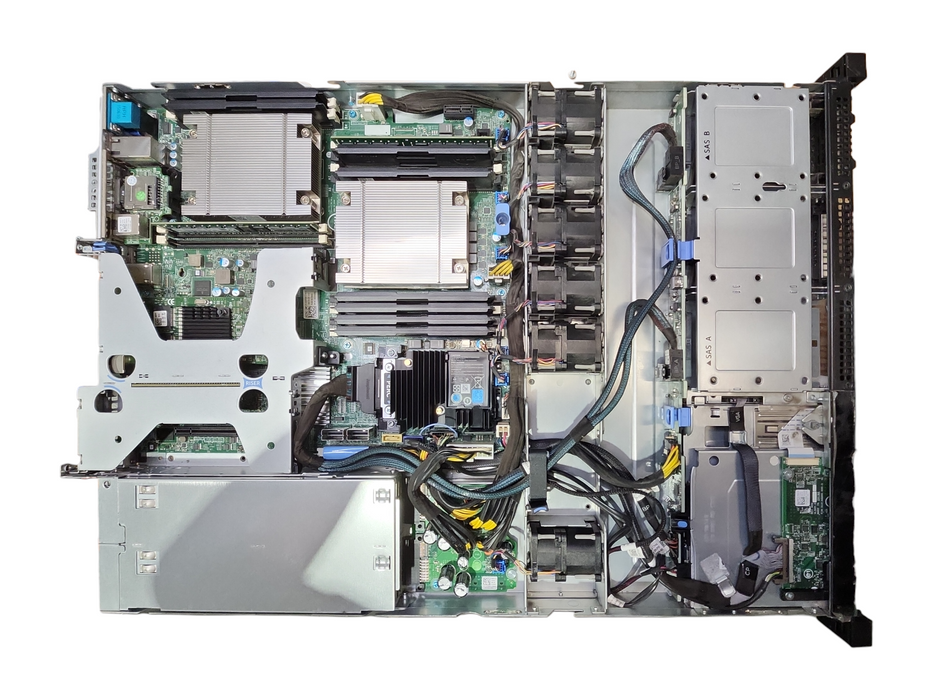 Dell PE R430 1U 8x 2.5", 2x Xeon E5-2620 v3 16GB DDR4 H730 Mini - No HDD
