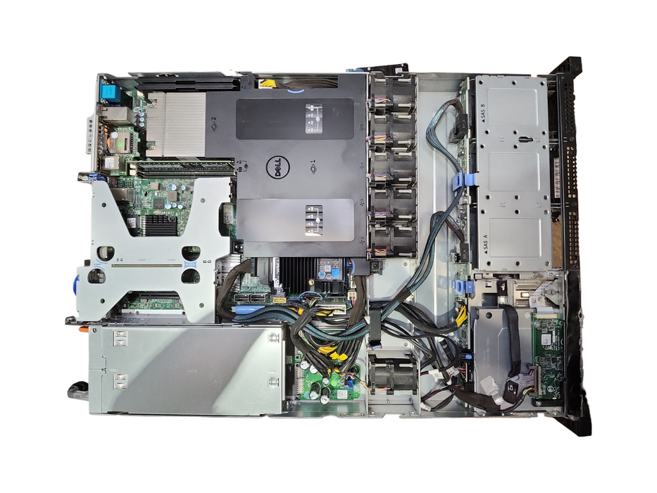 Dell PE R430 1U 8x 2.5", 2x Xeon E5-2620 v3 16GB DDR4 H730 Mini - No HDD
