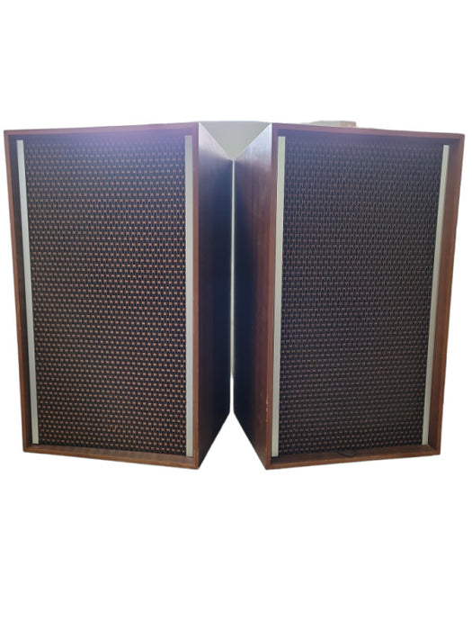Vintage Pair Of Wharfedale Melton Wooden Speaker