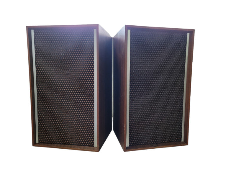 Vintage Pair Of Wharfedale Melton Wooden Speaker