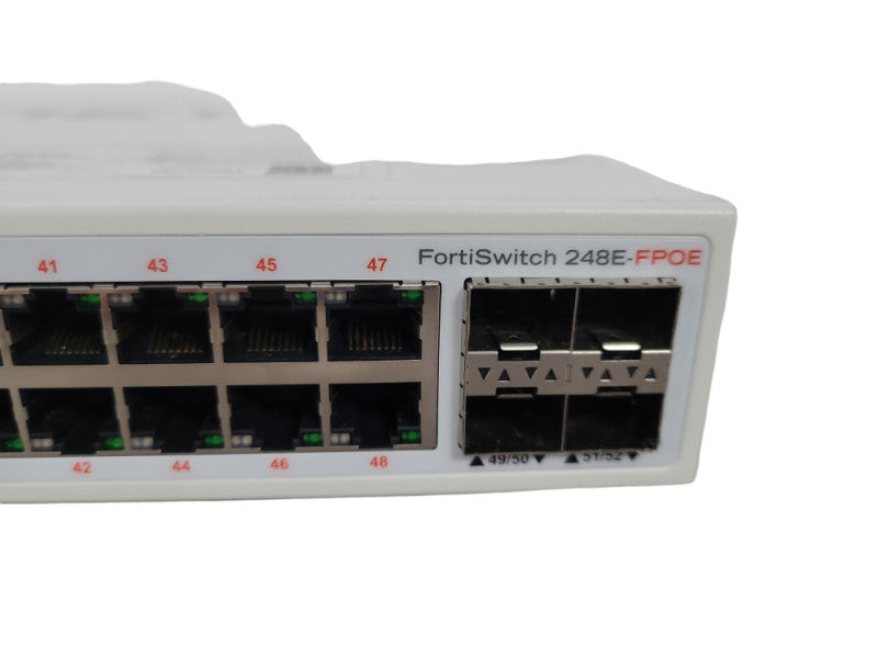 Fortinet FortiSwitch FS-248E-FPOE 48-Port POE Switch !