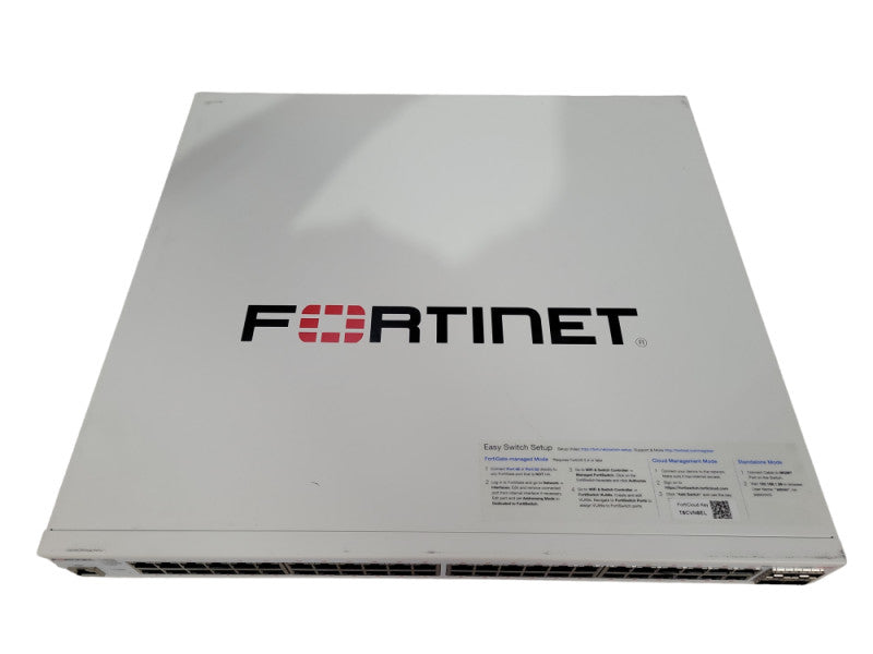 Fortinet FortiSwitch FS-248E-FPOE 48-Port POE Switch !
