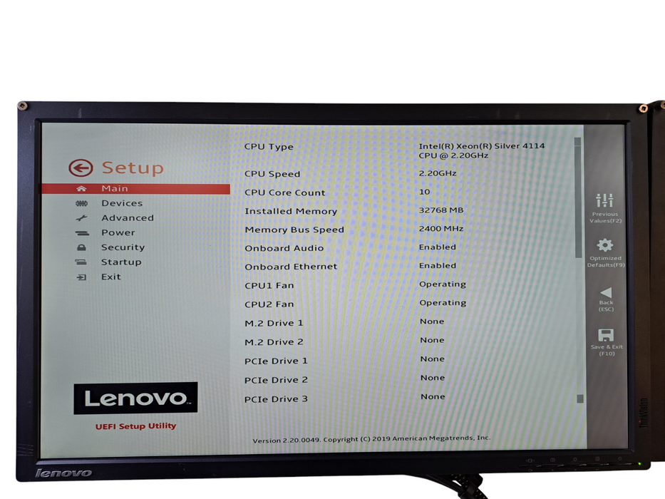 Lenovo ThinkStation P920 | 2x Xeon Silver 4114 CPU, 32GB DDR4, RTX 2070, No HDD