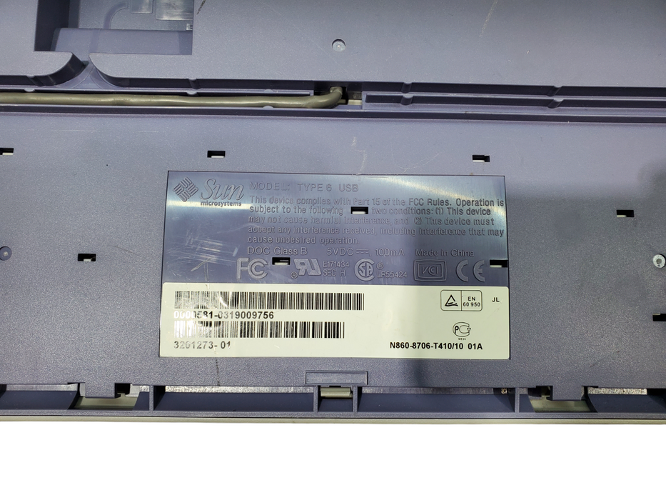 Sun Microsystems Type 6 USB Keyboard