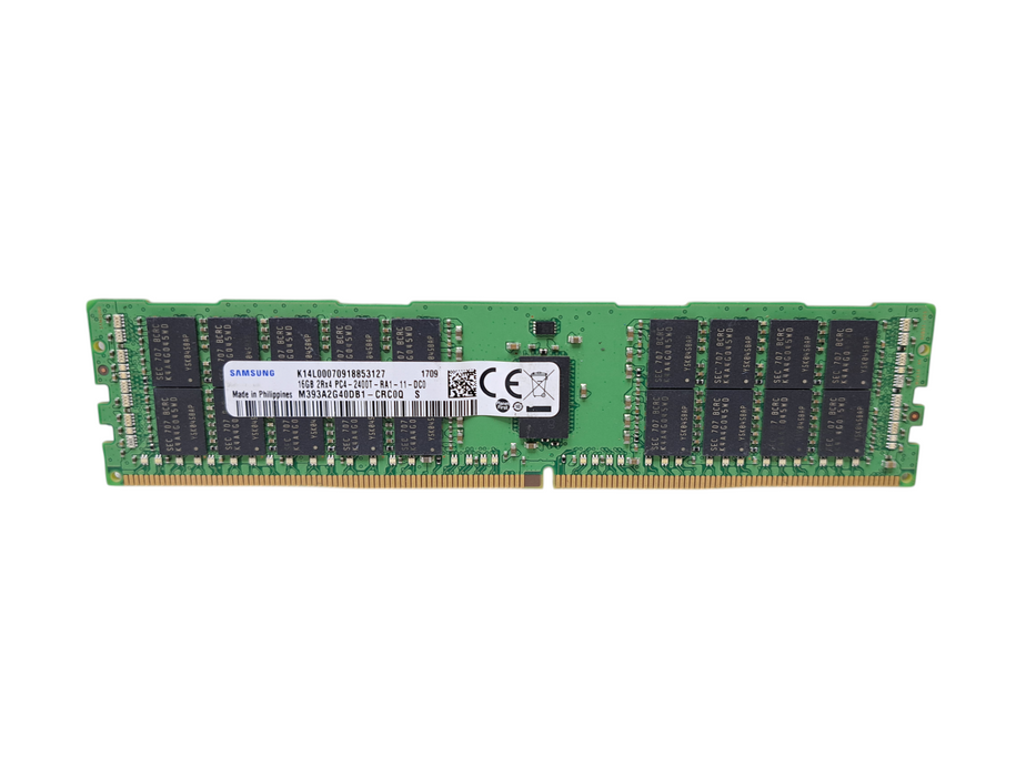Samsung 16GB 2Rx4 PC4-2400T-RA1 DDR4 Server Memory | M393A2G40DB1-CRCQ0