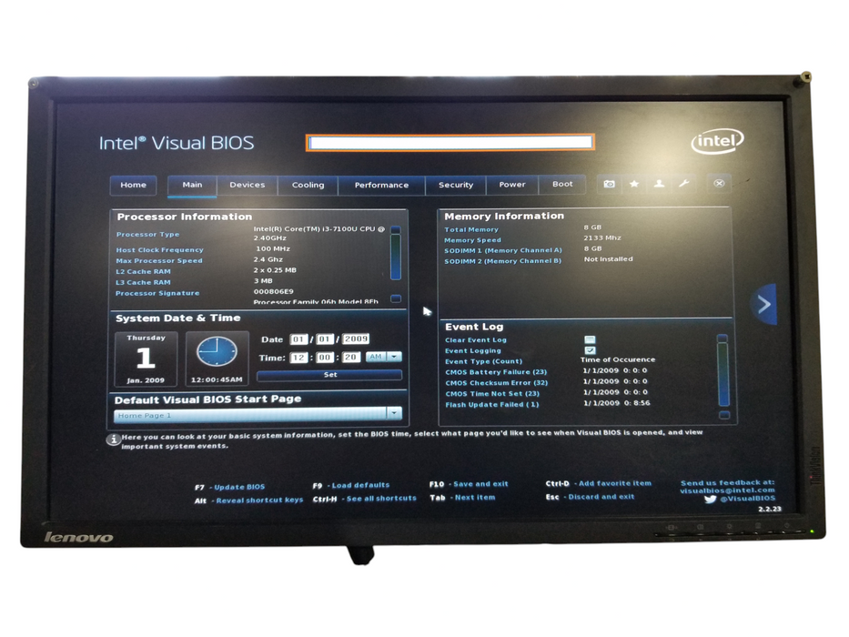 Intel NUC BOXNUC7i3BNK Mini PC | i3-7100U, 8GB RAM, 120GB SSD
