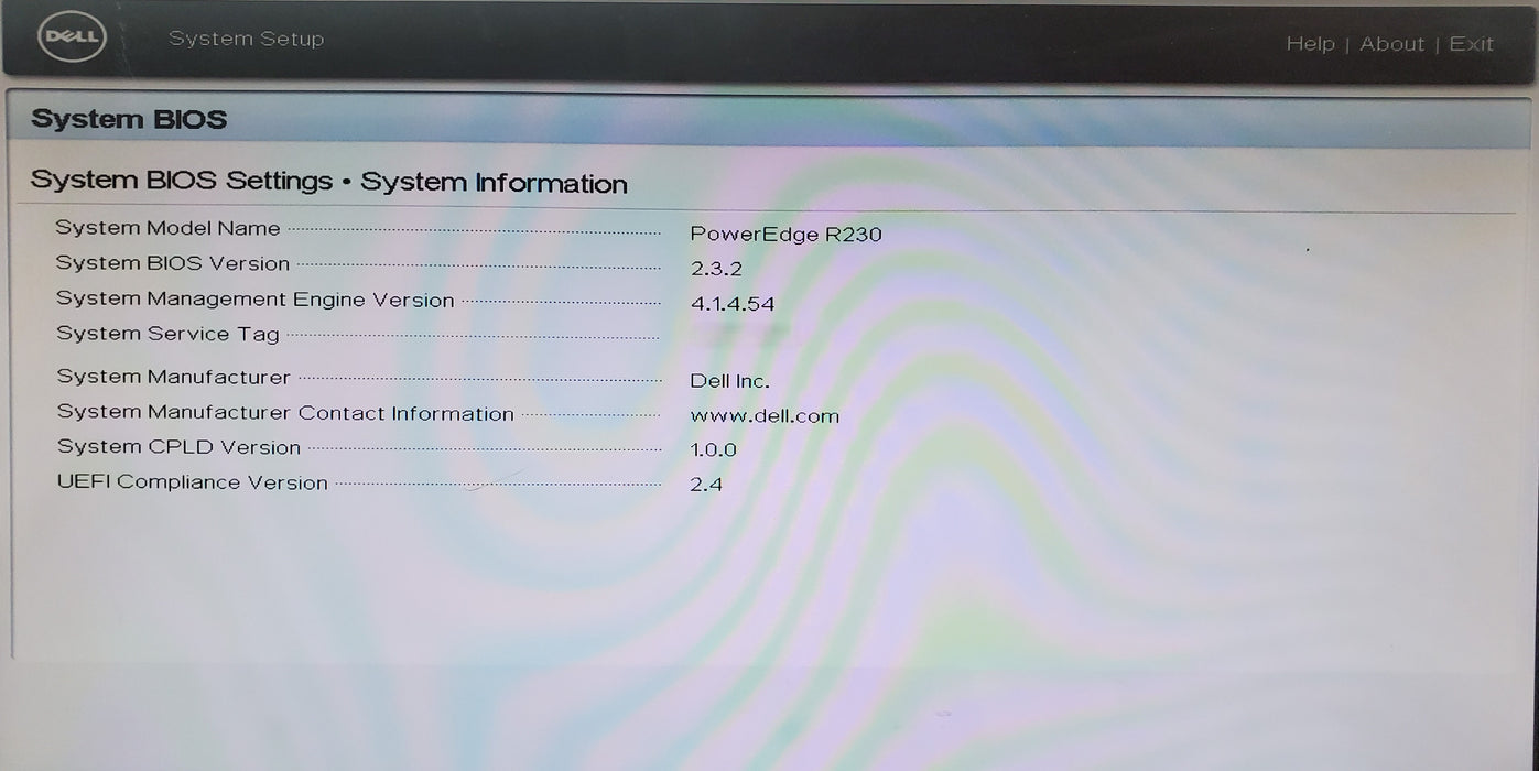 Dell PowerEdge R230 - Xeon E3-1220 v6 8GB DDR4 H330 - No HDD