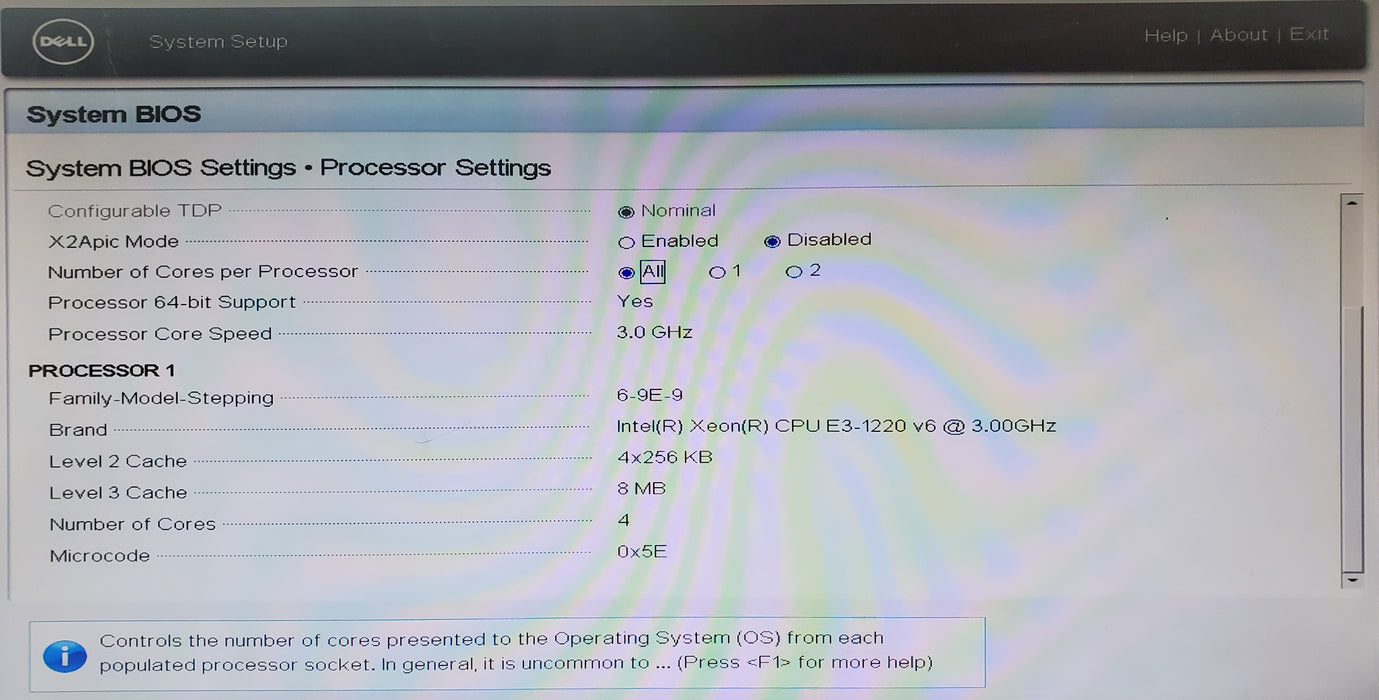 Dell PowerEdge R230 - Xeon E3-1220 v6 8GB DDR4 H330 - No HDD