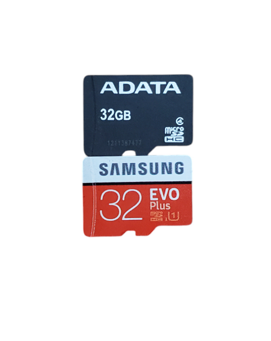 Lot 2x 32GB MicroSD Card w/ SD Card Adapter