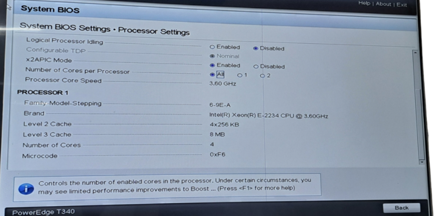 Dell PowerEdge T340  1x Xeon R E-2234 CPU, 16GB DDR4, H730P