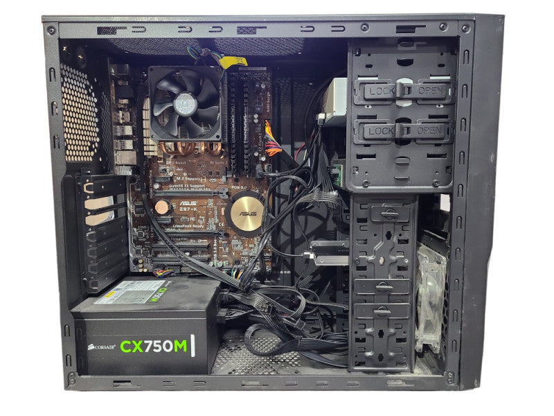 Custom PC/ASUS Z97-K, Intel i7-4790 3.60GHz, 16GB DDR3, 500GB SSD