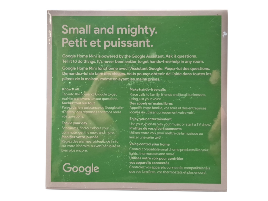 NEW Sealed Google Home Mini Smart Speaker with Google Assistant , GA00216-CA