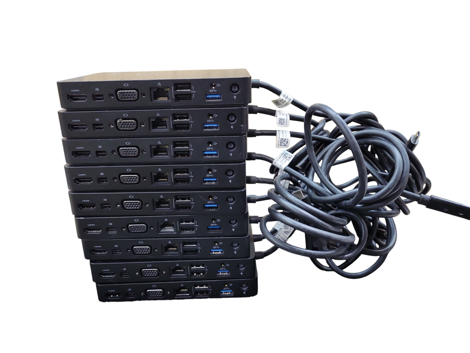 Lot of 9x Dell WD15 K17A USB-C Docking Station K17A001 HDMI MiniDP
