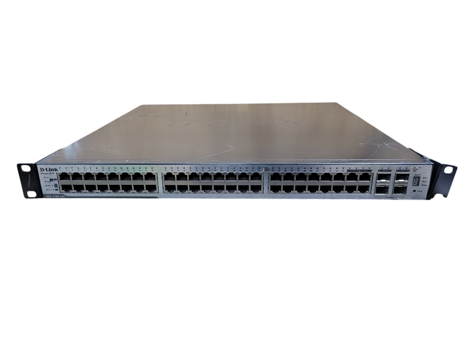D-LINK DGS-3100-48P 48-Port Gigabit Ethernet Switch 2x SFP