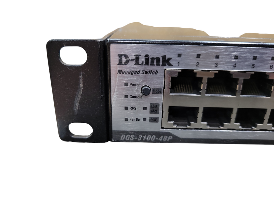 D-LINK DGS-3100-48P 48-Port Gigabit Ethernet Switch 2x SFP