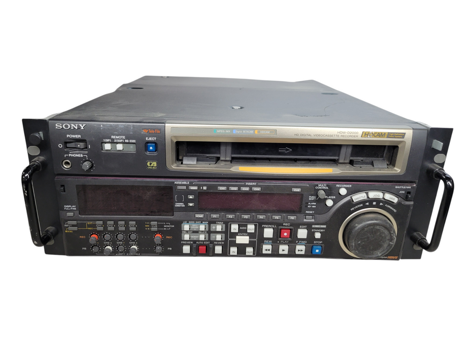 SONY HDW-D2000 HD DIGITAL VIDEOCASSETTE RECORDER (READ)