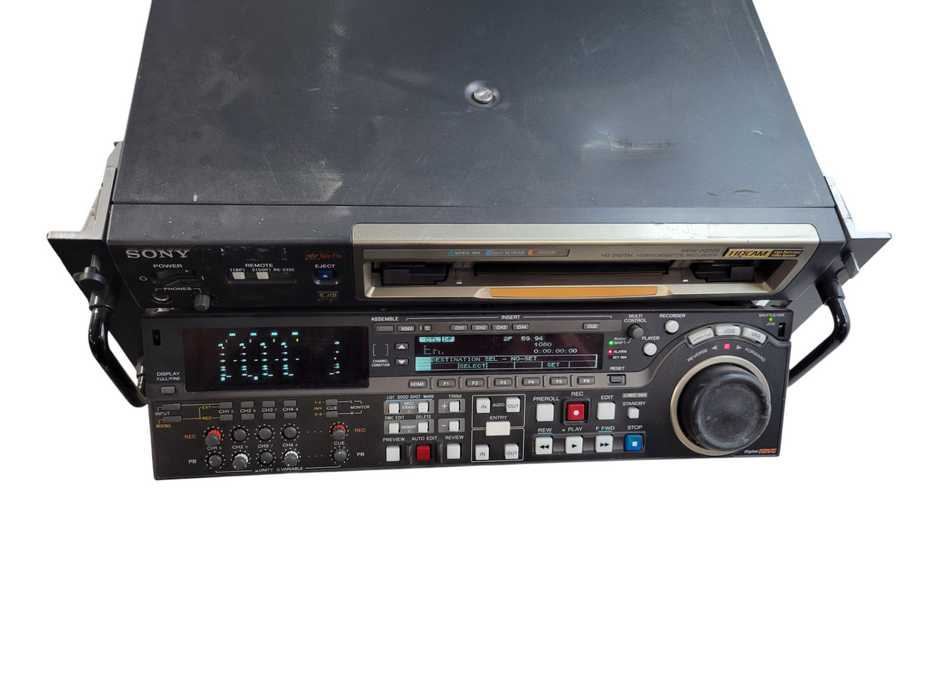 SONY HDW-D2000 HD DIGITAL VIDEOCASSETTE RECORDER (READ)
