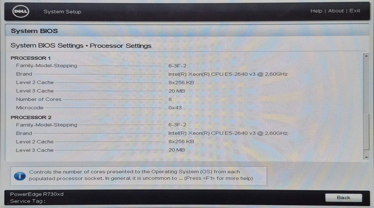 Dell R730xd 2U 12x3.5", 2x Xeon E5-2640 v3 32GB DDR4 PERC H730 Mini 2x750W PSU